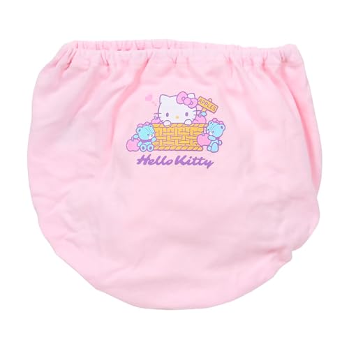 [サンリオ] キッズショーツ 3枚セット ハローキティ りんご 100cm 綿100% お名前ネーム付き 153583