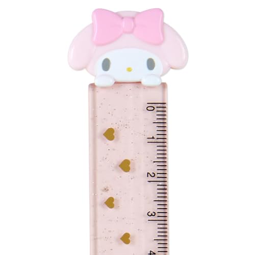 サンリオ(SANRIO) サンリオ 定規 15ｃｍ マイメロディ マイメロちゃん my melody 4×0.6×18.3cm キッズ学習文具 キャラクター 502596 SANRIO